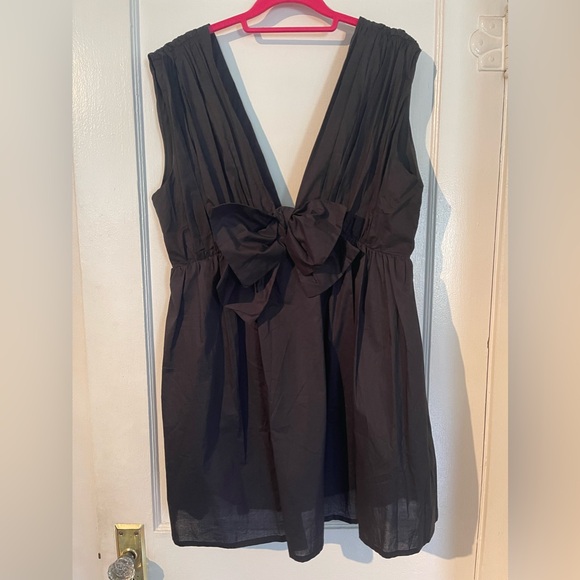 Anthropologie Sleeveless Poplin Mini Dress - Picture 3 of 5